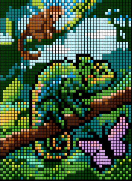 Jungle Pixel Art